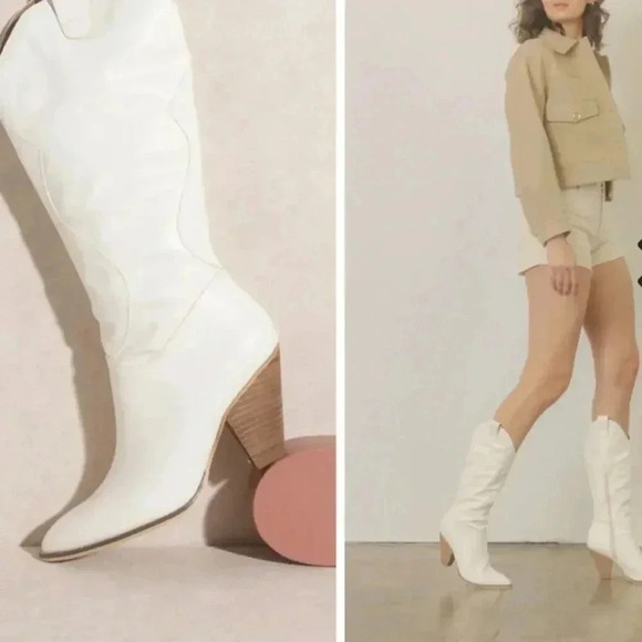 Western Knee High Boots / 9 - Picture 1 of 12